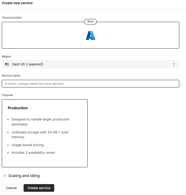 ClickHouse Cloud sign up info form